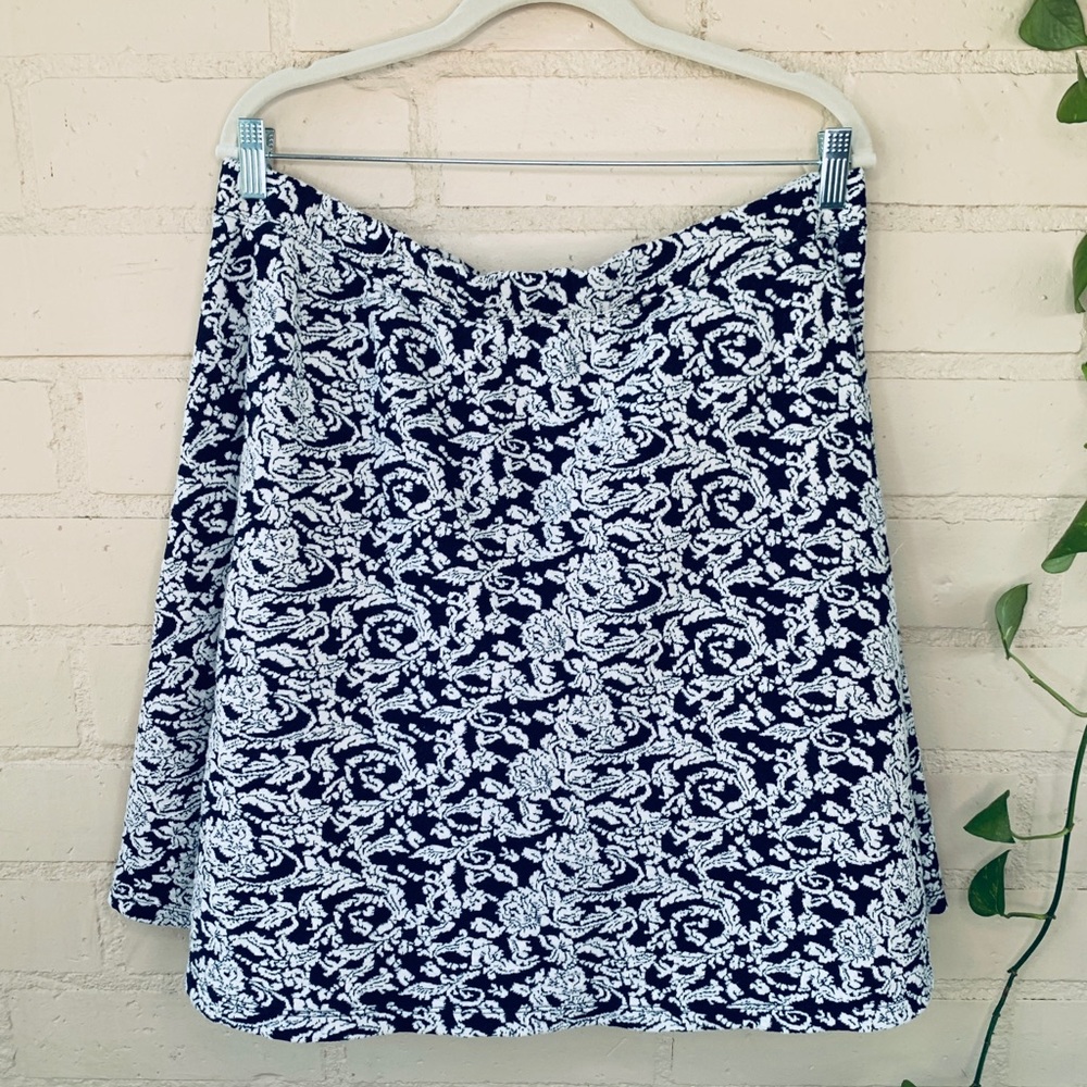 ASOS CURVE New Look Floral Skater Skirt US 18